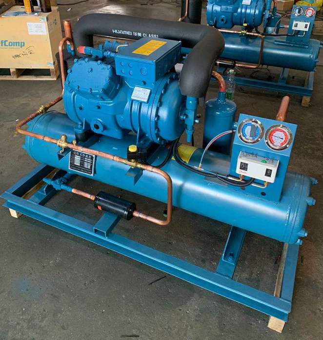 意大利富士豪水冷机组30HP冷冻库标配