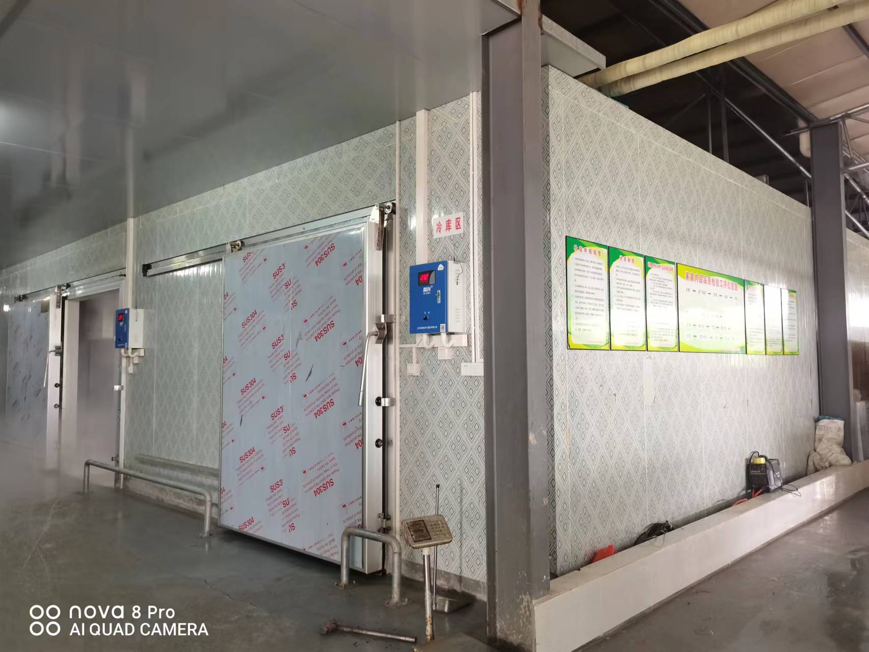 速冻连体库板式冷库（速度食品，生禽，肉类）